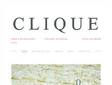 Tablet Screenshot of cliquetucson.com